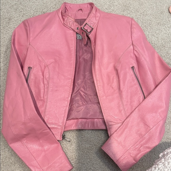 Pink Wilson’s Women's Leather maxima Jacket - Picture 3 of 9